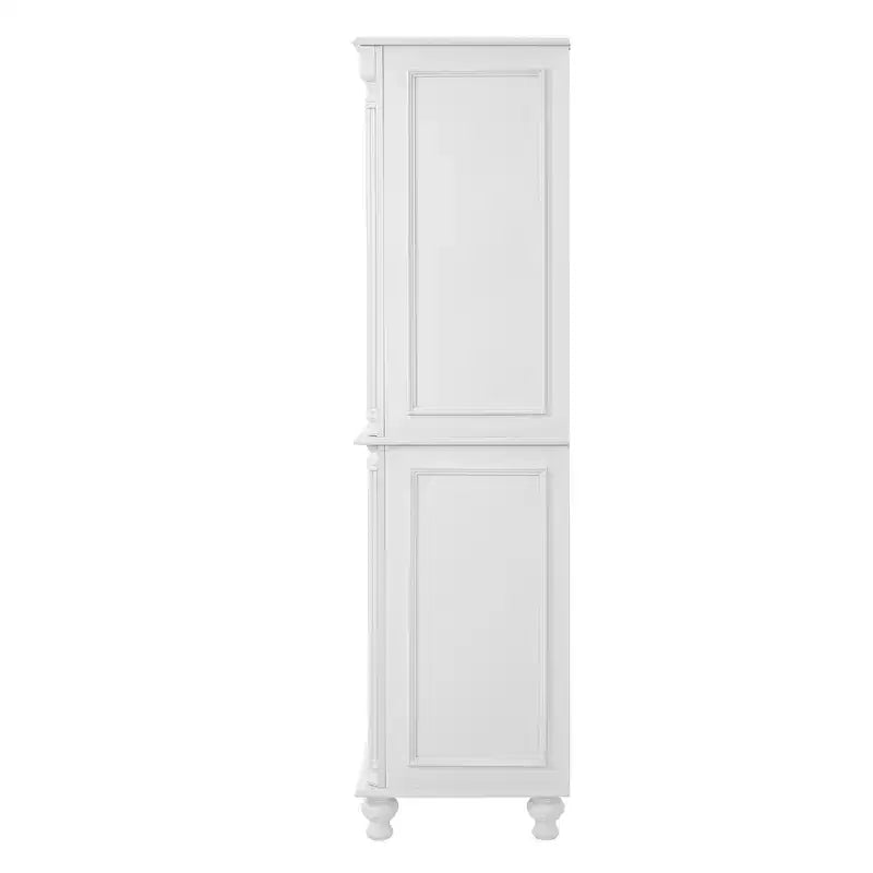 GDFStudio Elea Freestanding Tall Kitchen Pantry Cabinet with 5 Drawers, 6 Door Shelves and 2 Adjustable Shelves