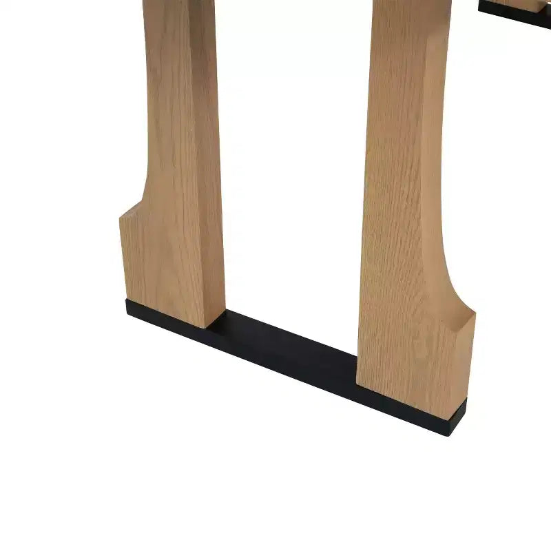 63 Mid-Century Modern Rectangular Dining Table, Farmhouse Kitchen Table for 6, Farmhouse Dining Room Table-Panipeachy
