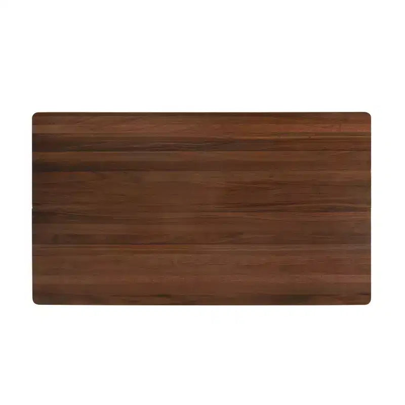63 Mid-Century Modern Rectangular Dining Table, Farmhouse Kitchen Table for 6, Farmhouse Dining Room Table-Panipeachy
