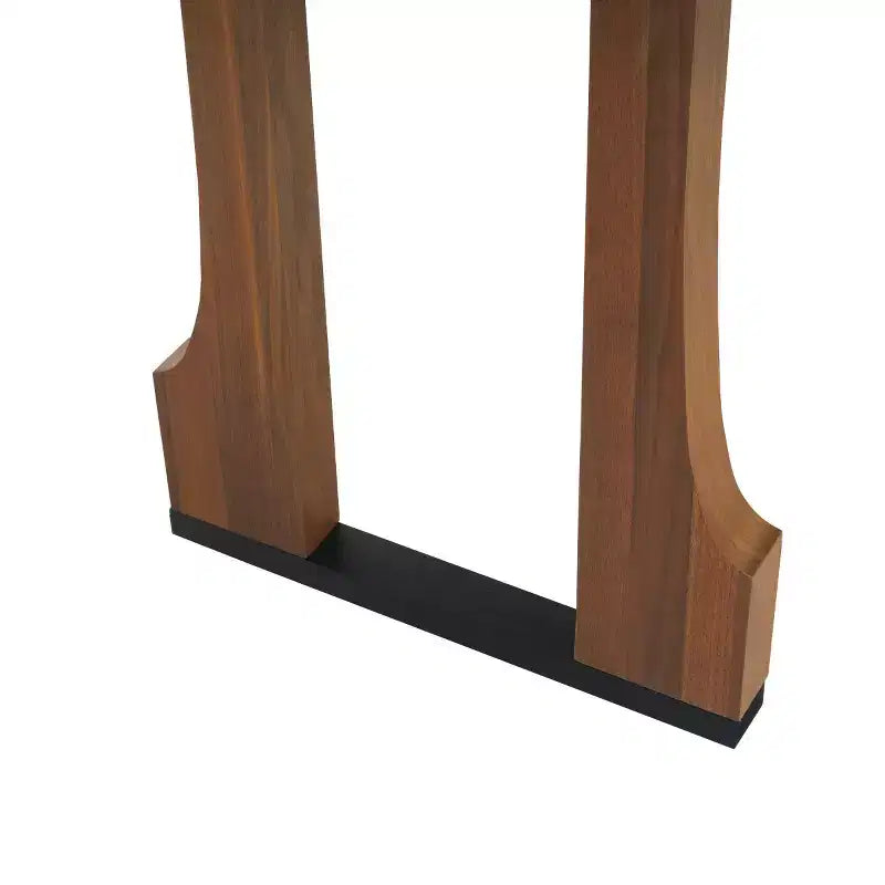 63 Mid-Century Modern Rectangular Dining Table, Farmhouse Kitchen Table for 6, Farmhouse Dining Room Table-Panipeachy