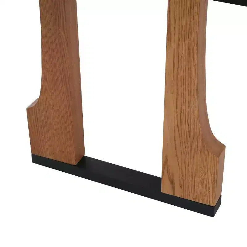 63 Mid-Century Modern Rectangular Dining Table, Farmhouse Kitchen Table for 6, Farmhouse Dining Room Table-Panipeachy
