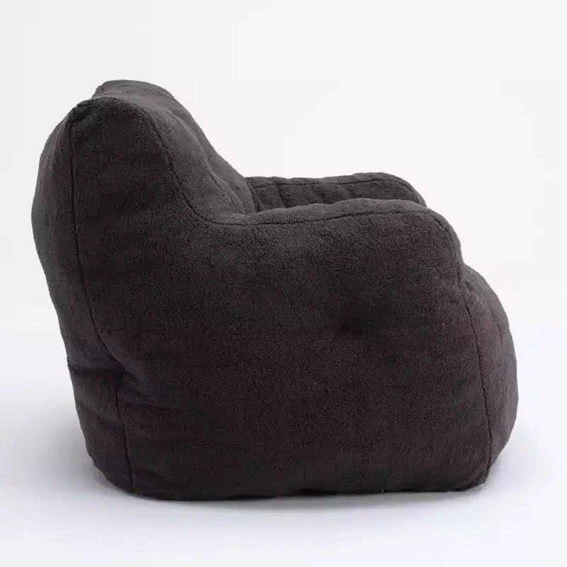Bean Bag Chair Velvet Fabric Tufted Soft Stuffed with Memory Foam Filler Fluffy and Lazy Sofa Lounger Giant Chair for Bedroom Living Room