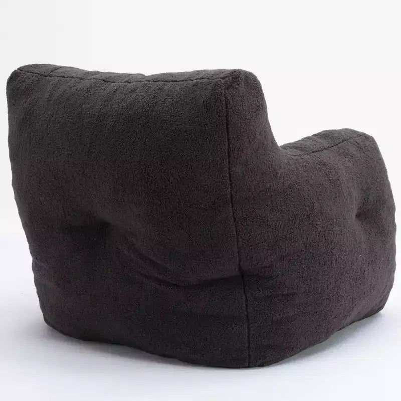 Bean Bag Chair Velvet Fabric Tufted Soft Stuffed with Memory Foam Filler Fluffy and Lazy Sofa Lounger Giant Chair for Bedroom Living Room