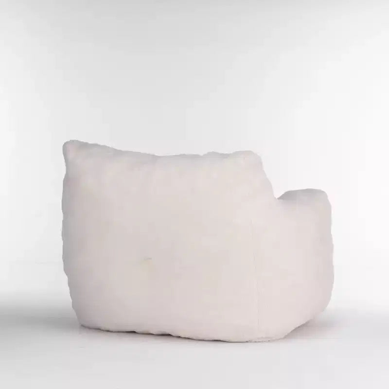 Bean Bag Chair Velvet Fabric Tufted Soft Stuffed with Memory Foam Filler Fluffy and Lazy Sofa Lounger Giant Chair for Bedroom Living Room