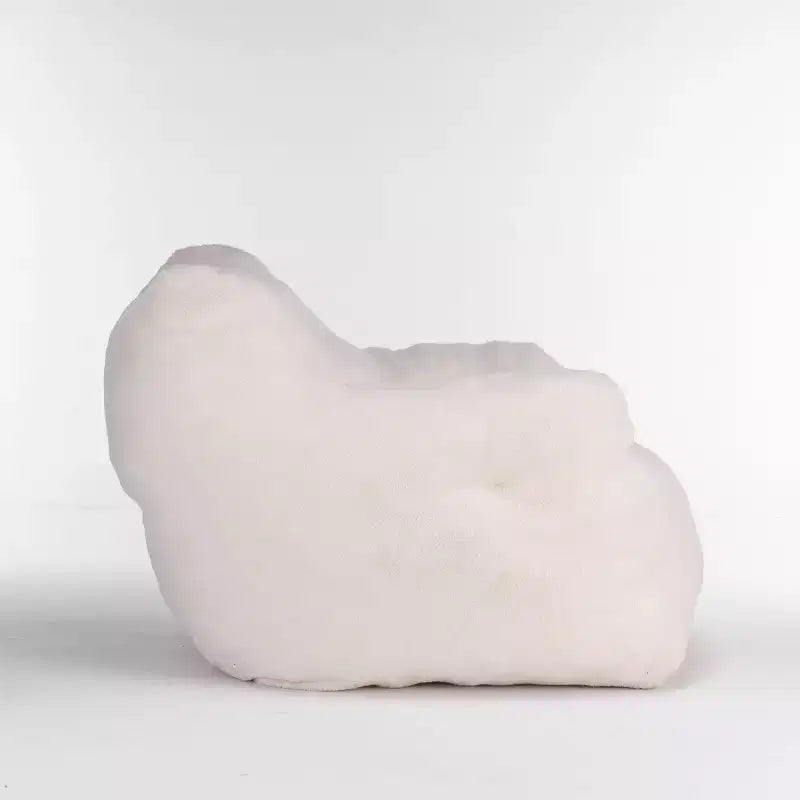 Bean Bag Chair Velvet Fabric Tufted Soft Stuffed with Memory Foam Filler Fluffy and Lazy Sofa Lounger Giant Chair for Bedroom Living Room