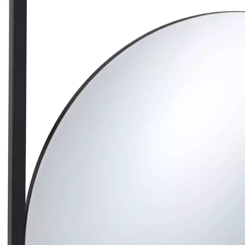 Uttermost Nassau 30x33 Black Round Wall Mirror