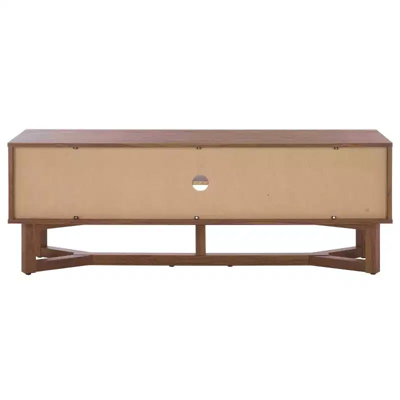 Ilyum 2 Shelf Tambour Doors Sideboard - MED3110 - Walnut - Safavieh