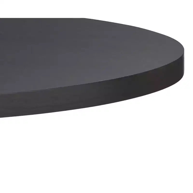 Buylateral Atwood 45" Round Pedestal Dining Table Matte Black