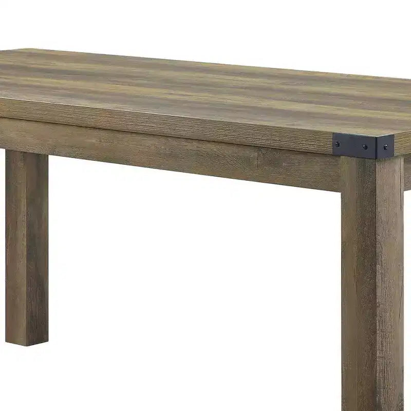 Abiram 71" Dining Tables Rustic Oak - Acme Furniture