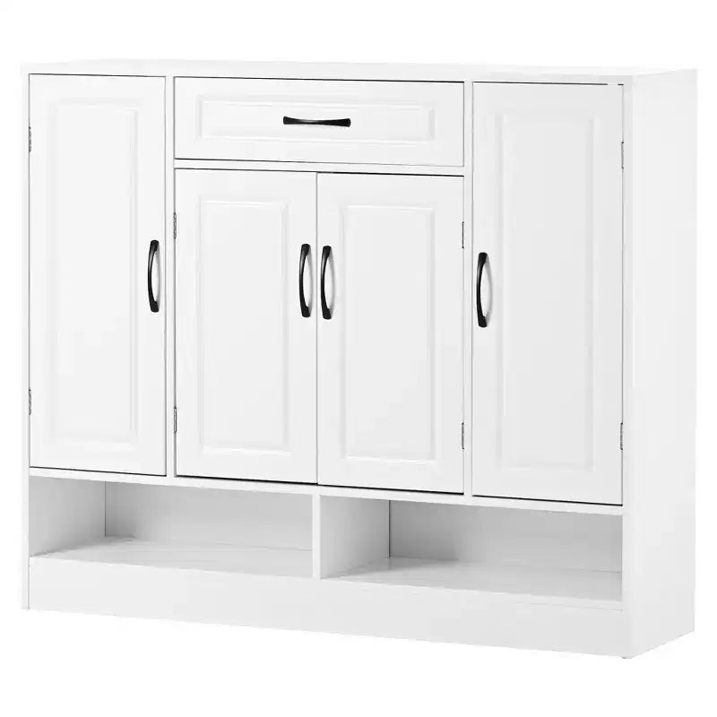 Sleek and Modern Shoe Cabinet With Adjustable Shelves - ModernLuxe