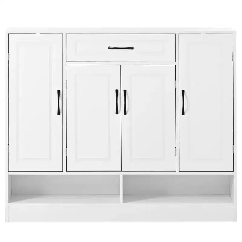 Sleek and Modern Shoe Cabinet With Adjustable Shelves - ModernLuxe