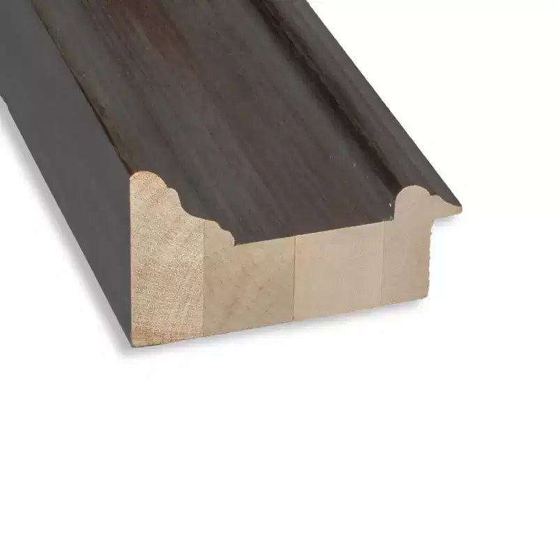 Amanti Art Alexandria Petite Bevel Wood Bathroom Wall Mirror