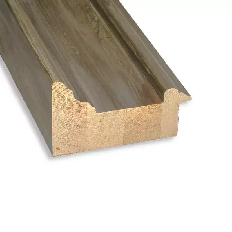 Amanti Art Alexandria Petite Bevel Wood Bathroom Wall Mirror