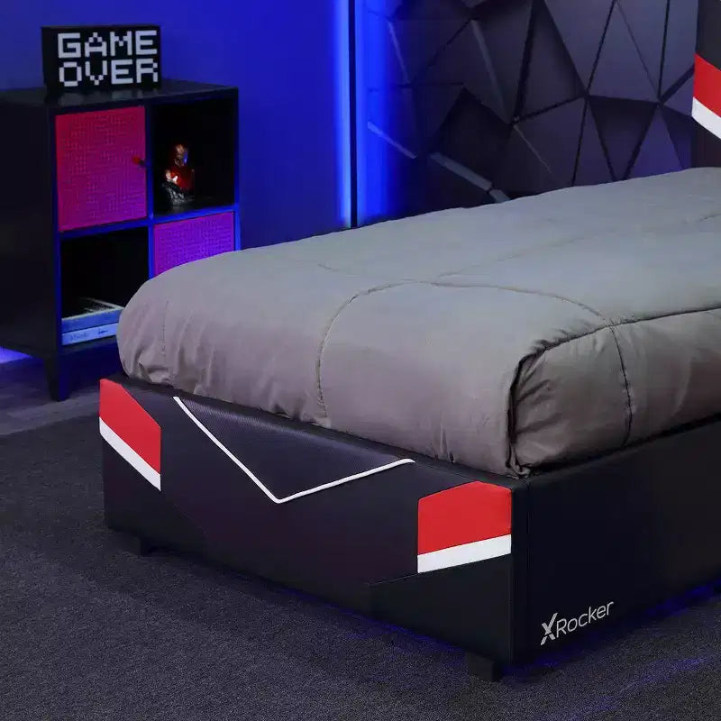Orion eSports Gaming Bed Frame Black/Red - X Rocker