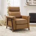 Camilo 32.75 Wide Genuine Leather Power Recliner| ART OF LIVING DESIGNS-CAMEL