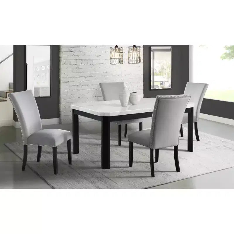 Set of 2 Celine Velvet Side Chair Set - Picket House Furnishings