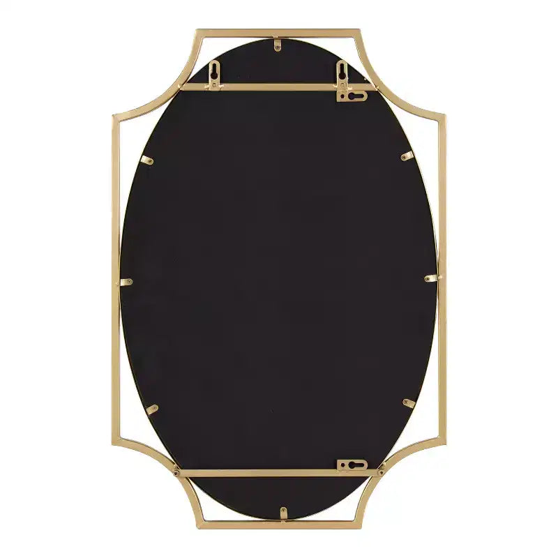 Kate and Laurel Rateau Scalloped Wall Mirror