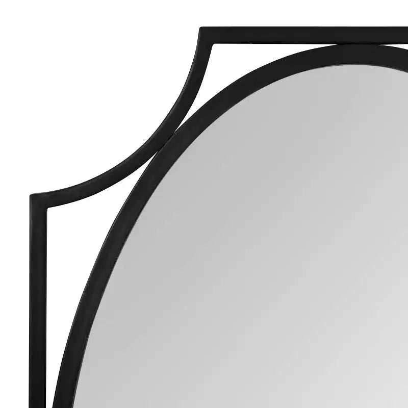 Kate and Laurel Rateau Scalloped Wall Mirror