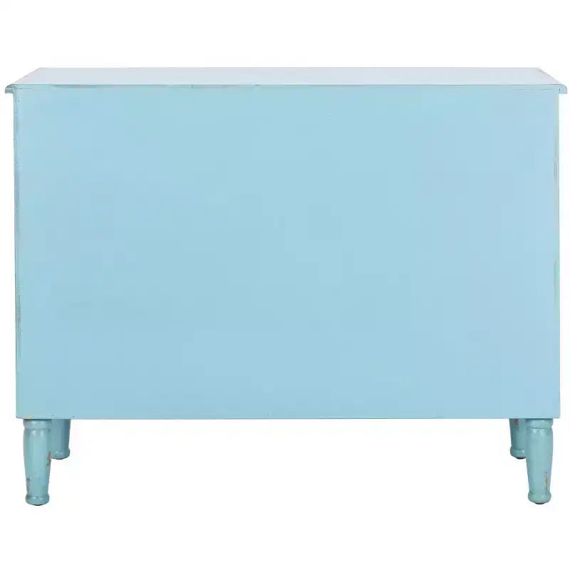 Talbot 3 Drawer Chest - AMH1517 - Distressed Blue - Safavieh Couture