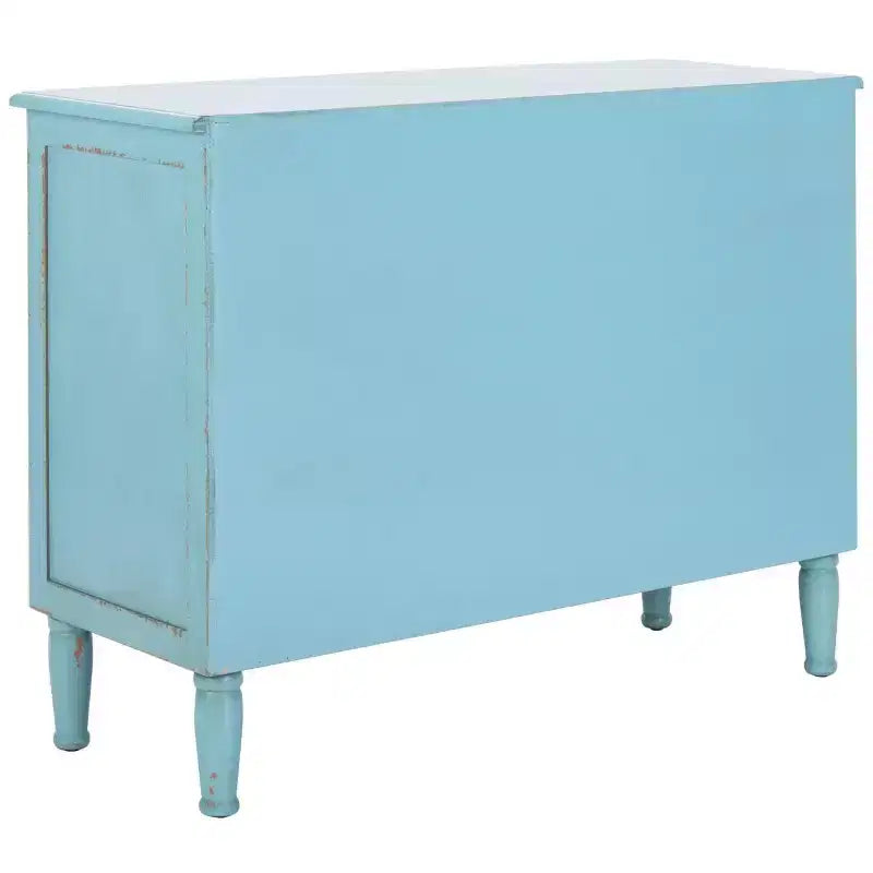 Talbot 3 Drawer Chest - AMH1517 - Distressed Blue - Safavieh Couture