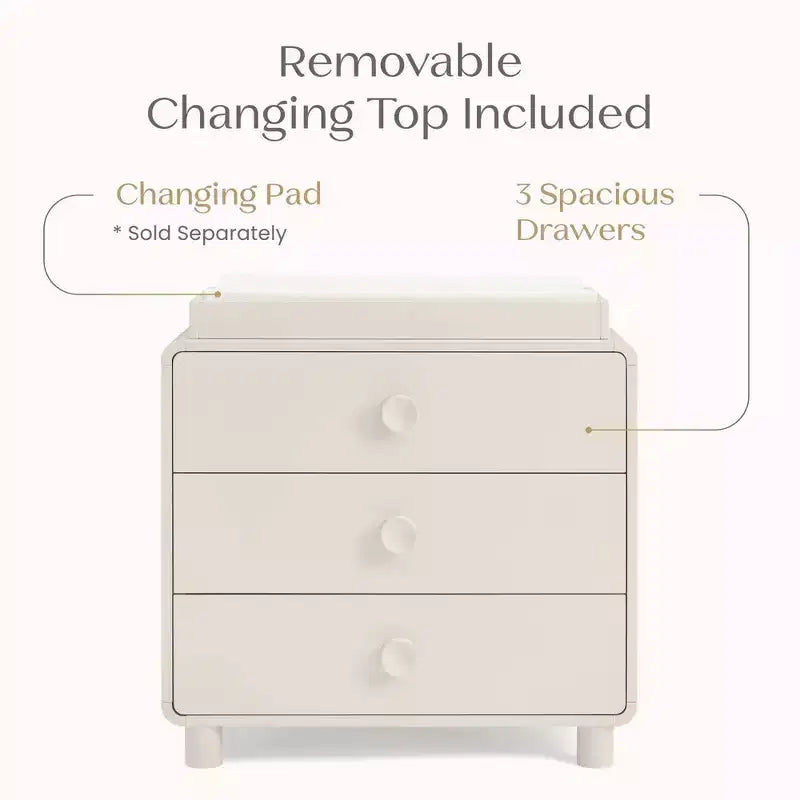 Delta Children Ari 3 Drawer Vertical Dresser