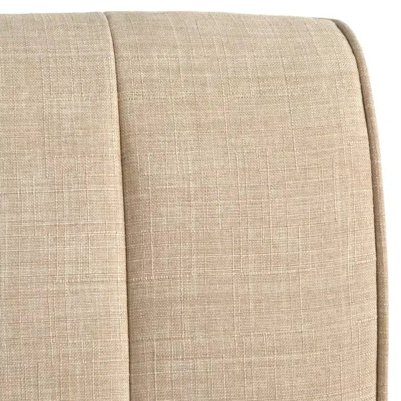 Lifestorey Kerrington Channel Back Breakfast Nook Corner Chair